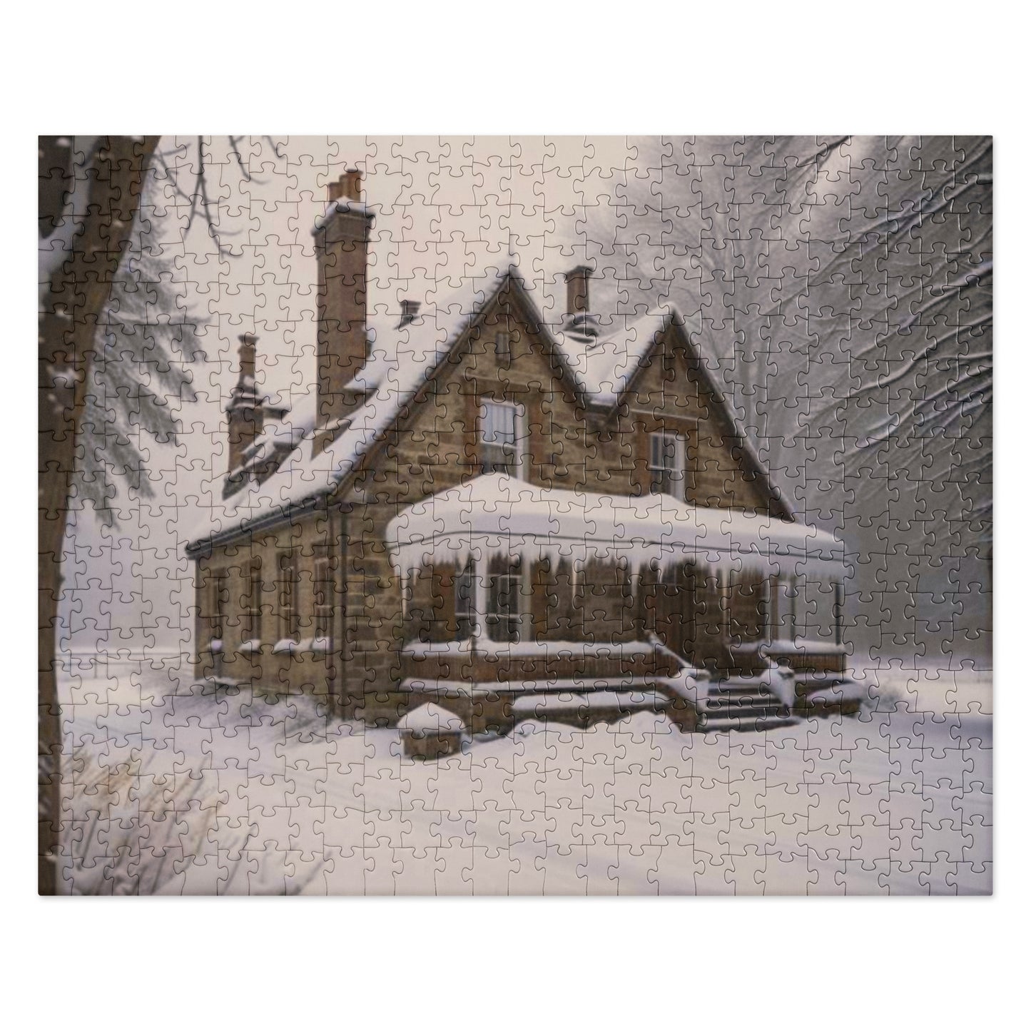 Monos y copos de nieve