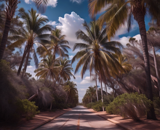 Sunlit Street of Serenity