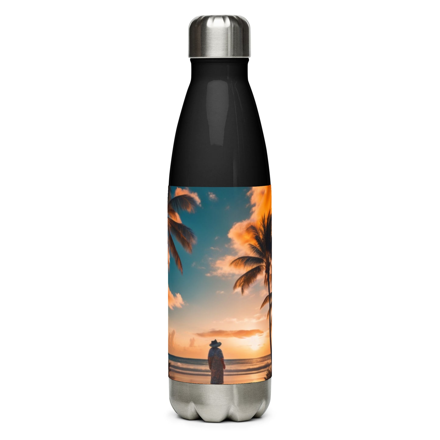 Stainless steel water bottle